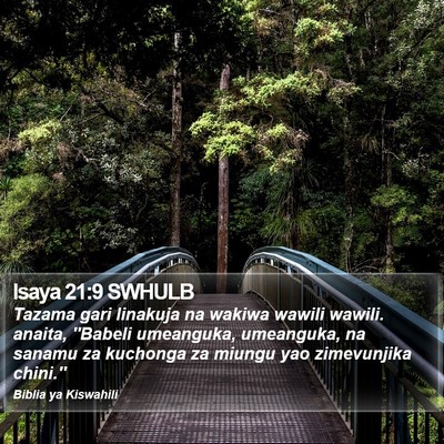 Isaya 21:9 SWHULB Bible Verse Image