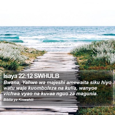 Isaya 22:12 SWHULB Bible Verse Image