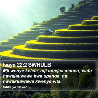 Isaya 22:2 SWHULB Bible Verse Image