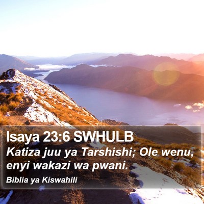 Isaya 23:6 SWHULB Bible Verse Image