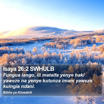 Isaya 26:2 SWHULB Bible Verse Image