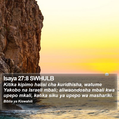 Isaya 27:8 SWHULB Bible Verse Image