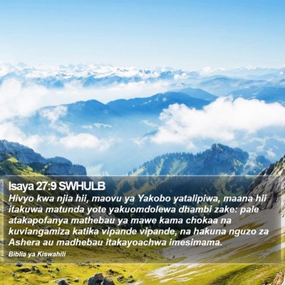 Isaya 27:9 SWHULB Bible Verse Image