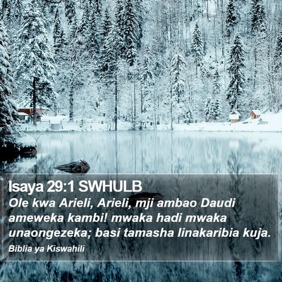 Isaya 29:1 SWHULB Bible Verse Image