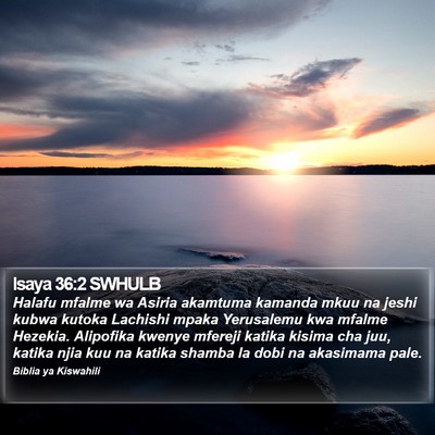 Isaya 36:2 SWHULB Bible Verse Image