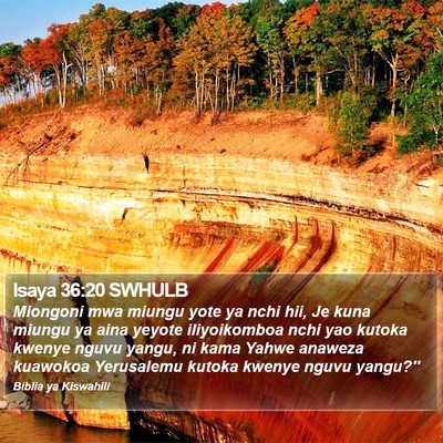 Isaya 36:20 SWHULB Bible Verse Image