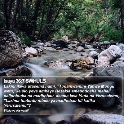 Isaya 36:7 SWHULB Bible Verse Image