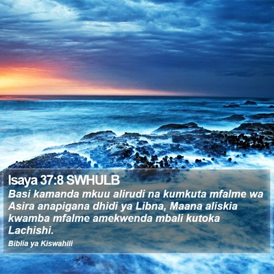 Isaya 37:8 SWHULB Bible Verse Image