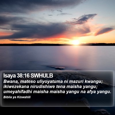 Isaya 38:16 SWHULB Bible Verse Image