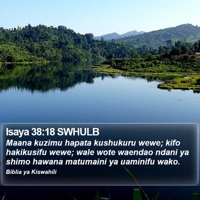 Isaya 38:18 SWHULB Bible Verse Image