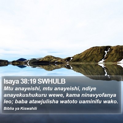 Isaya 38:19 SWHULB Bible Verse Image