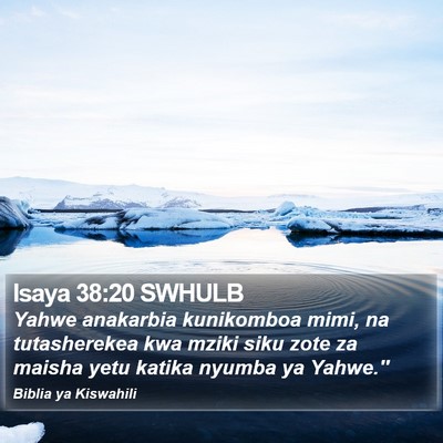 Isaya 38:20 SWHULB Bible Verse Image