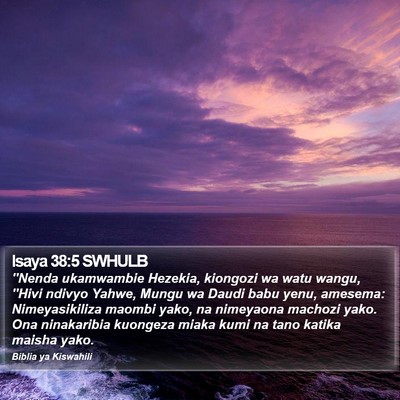 Isaya 38:5 SWHULB Bible Verse Image