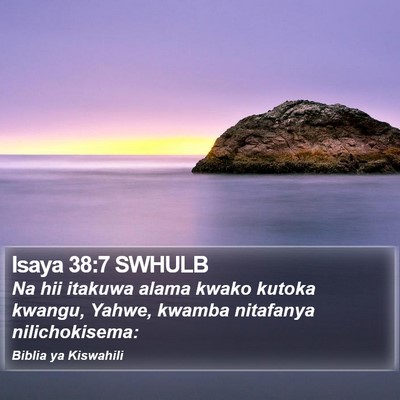 Isaya 38:7 SWHULB Bible Verse Image