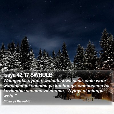 Isaya 42:17 SWHULB Bible Verse Image