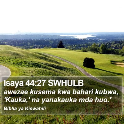 Isaya 44:27 SWHULB Bible Verse Image