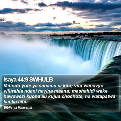 Isaya 44:9 SWHULB Bible Verse Image