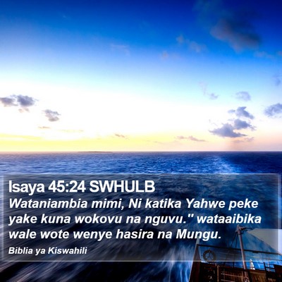Isaya 45:24 SWHULB Bible Verse Image
