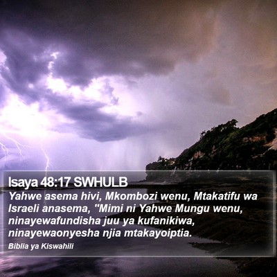 Isaya 48:17 SWHULB Bible Verse Image