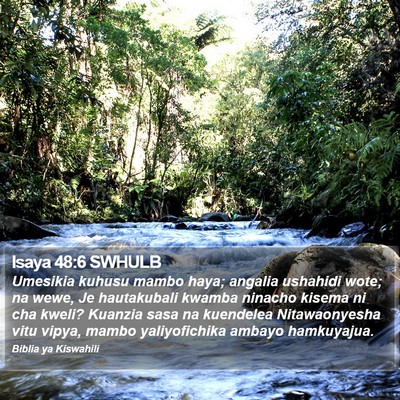 Isaya 48:6 SWHULB Bible Verse Image