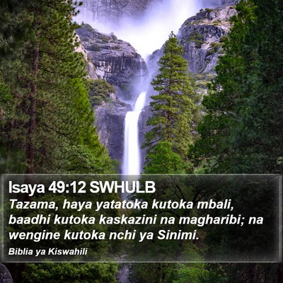 Isaya 49:12 SWHULB Bible Verse Image