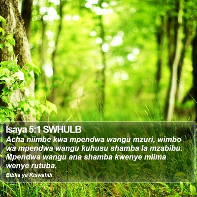 Isaya 5:1 SWHULB Bible Verse Image