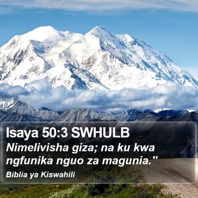 Isaya 50:3 SWHULB Bible Verse Image