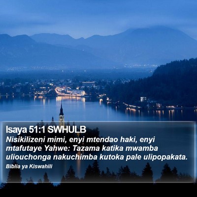 Isaya 51:1 SWHULB Bible Verse Image