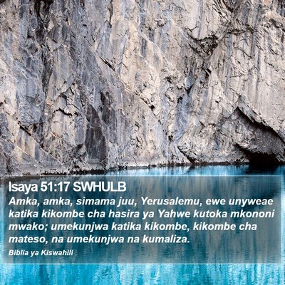 Isaya 51:17 SWHULB Bible Verse Image