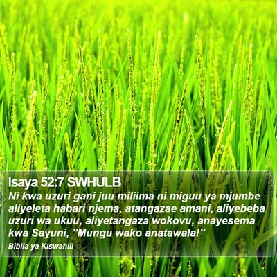 Isaya 52:7 SWHULB Bible Verse Image