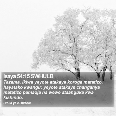 Isaya 54:15 SWHULB Bible Verse Image