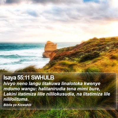 Isaya 55:11 SWHULB Bible Verse Image