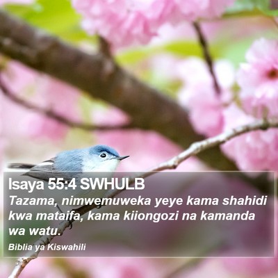 Isaya 55:4 SWHULB Bible Verse Image