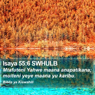 Isaya 55:6 SWHULB Bible Verse Image