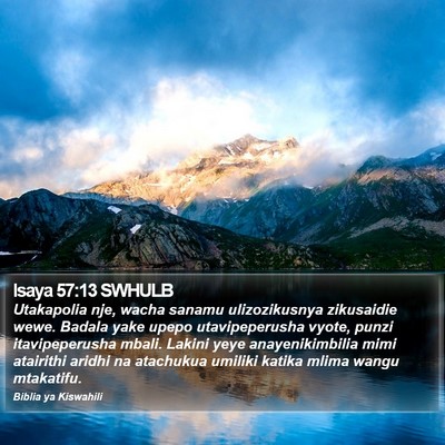Isaya 57:13 SWHULB Bible Verse Image