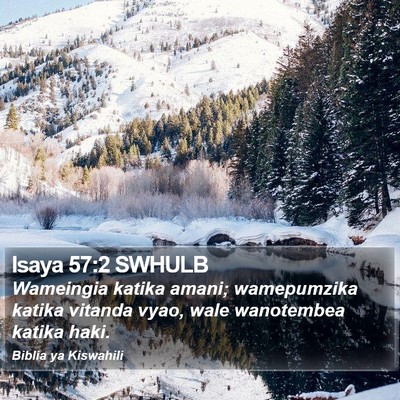 Isaya 57:2 SWHULB Bible Verse Image