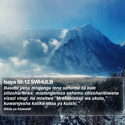 Isaya 58:12 SWHULB Bible Verse Image