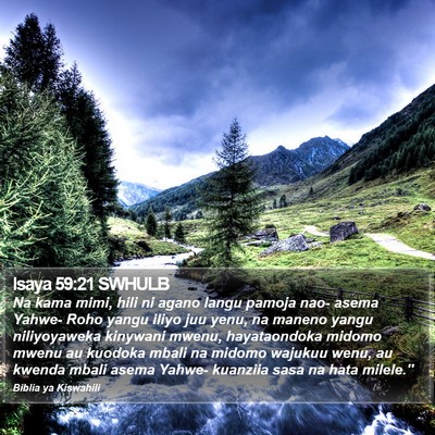 Isaya 59:21 SWHULB Bible Verse Image