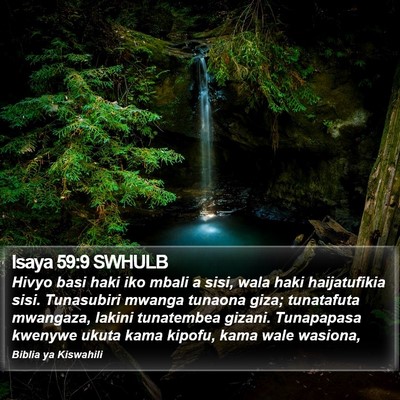Isaya 59:9 SWHULB Bible Verse Image