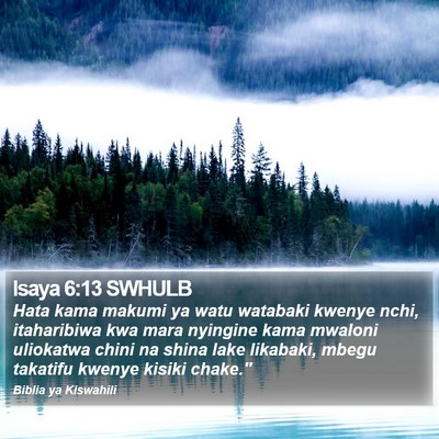 Isaya 6:13 SWHULB Bible Verse Image