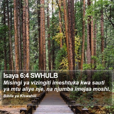 Isaya 6:4 SWHULB Bible Verse Image