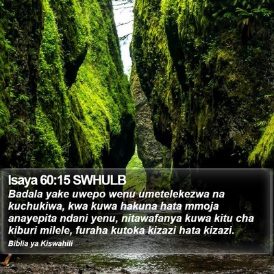 Isaya 60:15 SWHULB Bible Verse Image