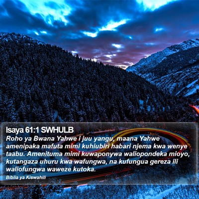 Isaya 61:1 SWHULB Bible Verse Image