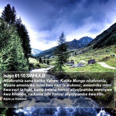 Isaya 61:10 SWHULB Bible Verse Image