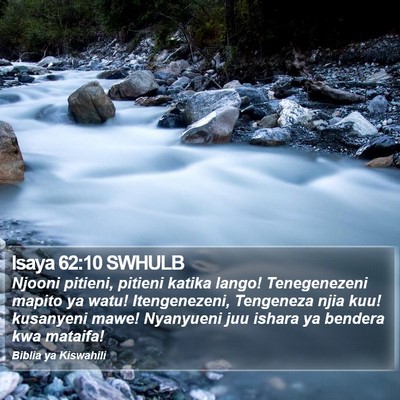 Isaya 62:10 SWHULB Bible Verse Image