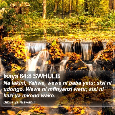 Isaya 64:8 SWHULB Bible Verse Image