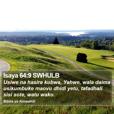 Isaya 64:9 SWHULB Bible Verse Image