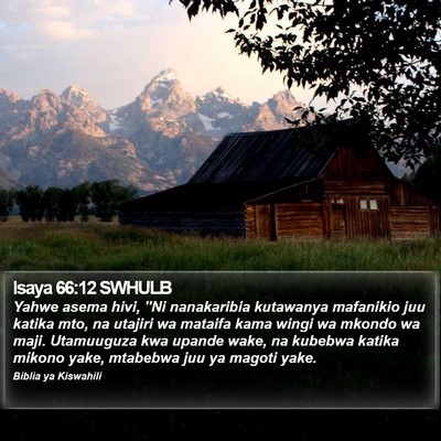 Isaya 66:12 SWHULB Bible Verse Image