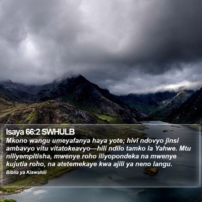 Isaya 66:2 SWHULB Bible Verse Image