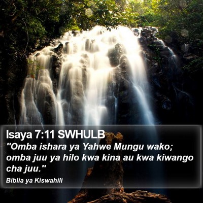 Isaya 7:11 SWHULB Bible Verse Image